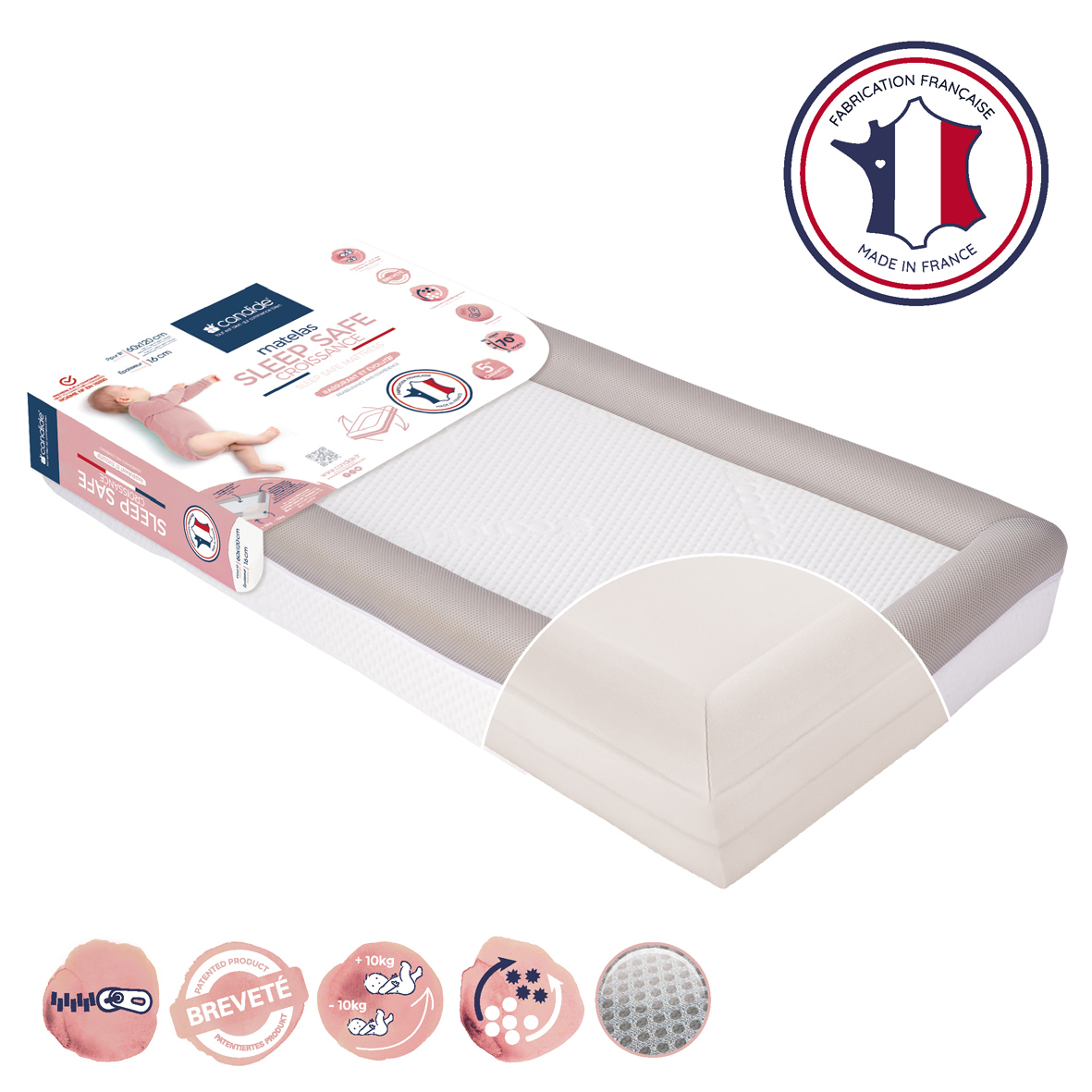 Matelas Sleep Safe Croissance Candide