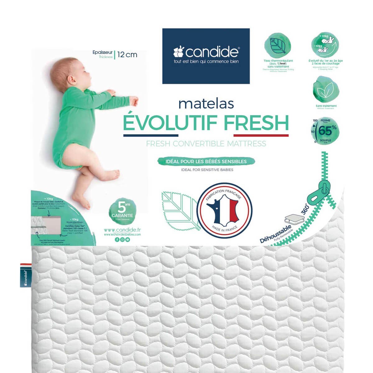 Matelas Evolutif Fresh Candide